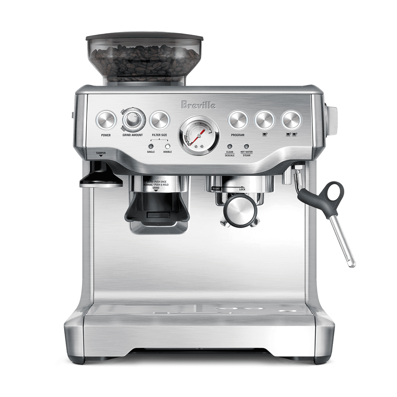 Breville Barista Express Espresso Machine, Brushed Stainless Steel